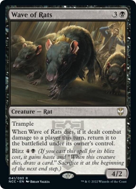 Image for Wave of Rats (Commander: Streets of New Capenna) (41) - Magic: The Gathering