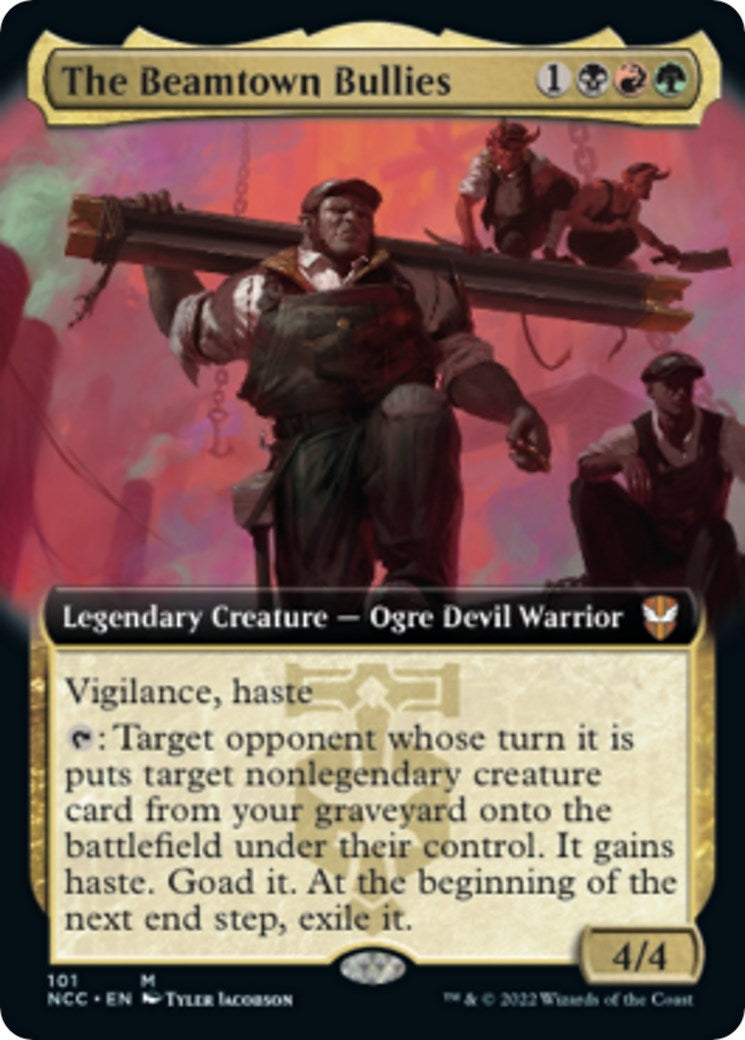 Image for The Beamtown Bullies (Extended Art) (Commander: Streets of New Capenna) (101) - Magic: The Gathering
