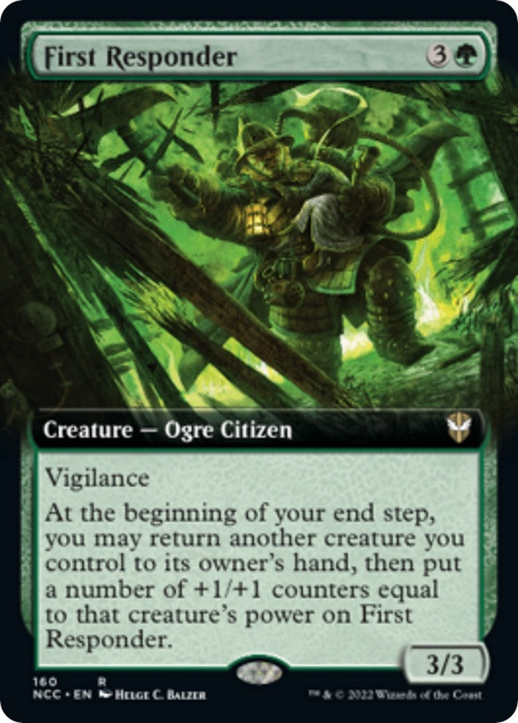 Image for First Responder (Extended Art) (Commander: Streets of New Capenna) (160) - Magic: The Gathering