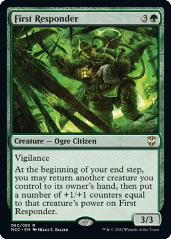 Image for First Responder (Commander: Streets of New Capenna) (60) - Magic: The Gathering