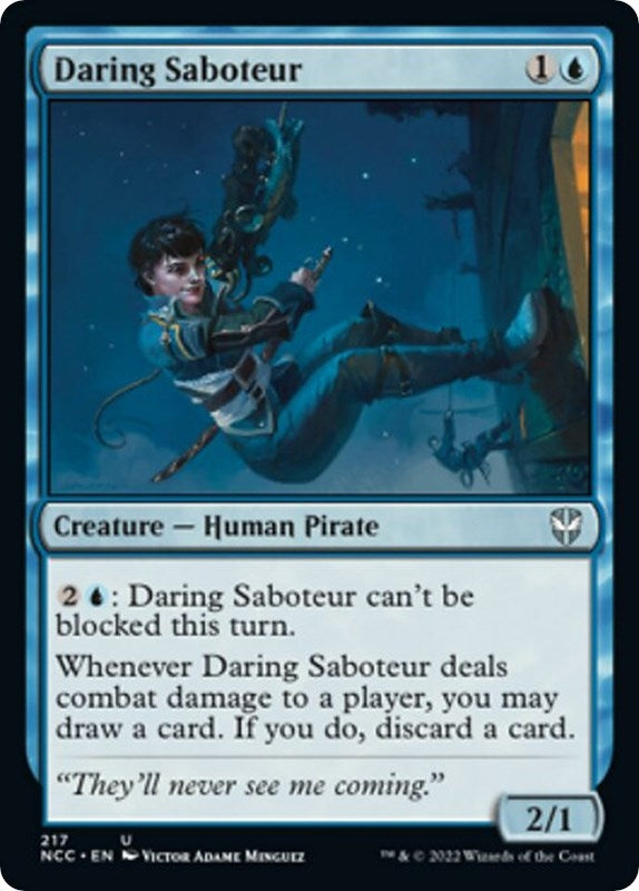 Image for Daring Saboteur (Commander: Streets of New Capenna) (217) - Magic: The Gathering