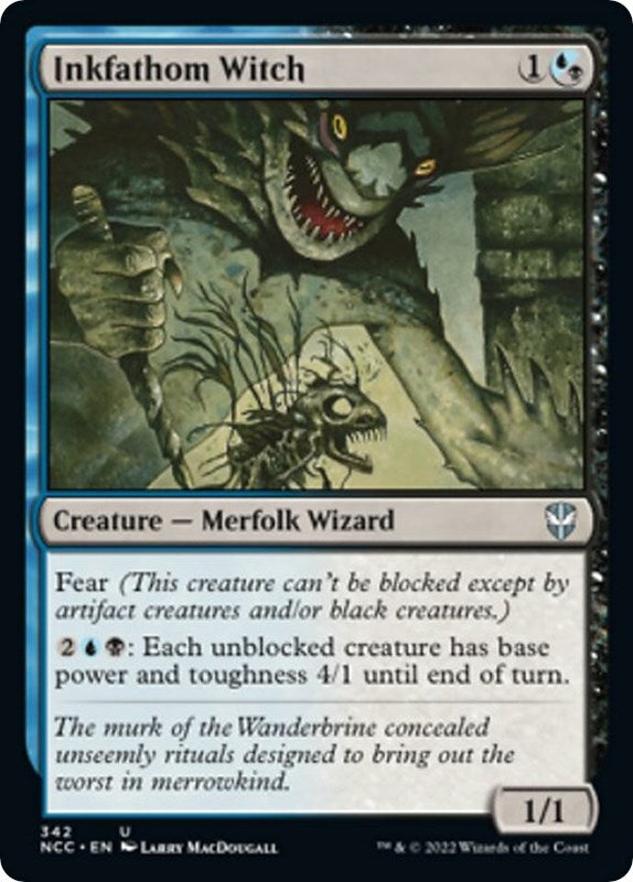 Image for Inkfathom Witch (Commander: Streets of New Capenna) (342) - Magic: The Gathering