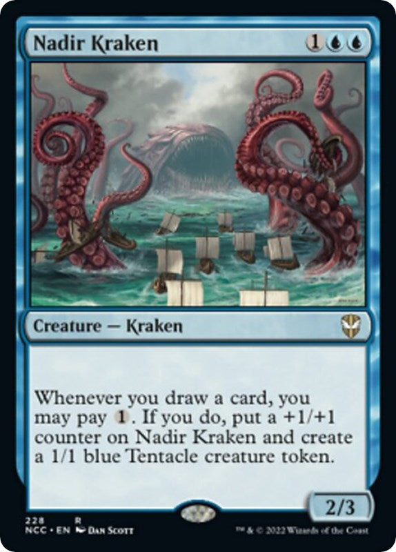 Image for Nadir Kraken (Commander: Streets of New Capenna) (228) - Magic: The Gathering