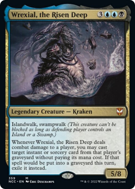 Image for Wrexial, the Risen Deep (Commander: Streets of New Capenna) (359) - Magic: The Gathering