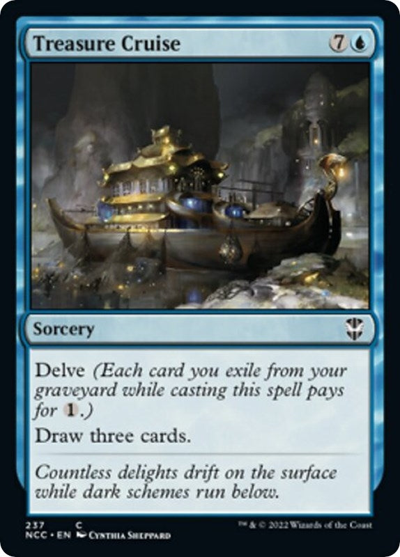 Image for Treasure Cruise (Commander: Streets of New Capenna) (237) - Magic: The Gathering