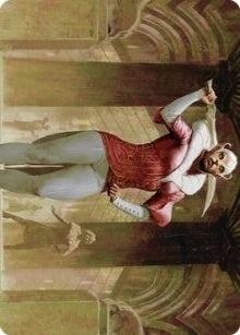Image for Mage's Attendant Art Card (Art Series: Streets of New Capenna) (5) - Magic: The Gathering