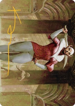 Image for Mage's Attendant Art Card (Gold-Stamped Signature) (Art Series: Streets of New Capenna) (5) - Magic: The Gathering