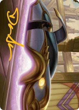 Image for Mysterious Limousine Art Card (Gold-Stamped Signature) (Art Series: Streets of New Capenna) (6) - Magic: The Gathering
