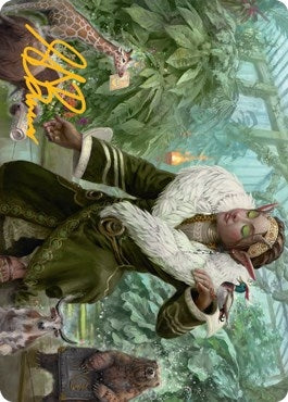 Image for Rumor Gatherer Art Card (Gold-Stamped Signature) (Art Series: Streets of New Capenna) (7) - Magic: The Gathering