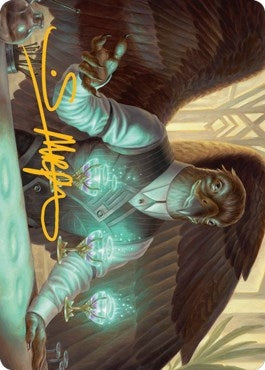 Image for Speakeasy Server Art Card (Gold-Stamped Signature) (Art Series: Streets of New Capenna) (9) - Magic: The Gathering