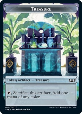 Image for Treasure Token (016) (Streets of New Capenna) (16) - Magic: The Gathering