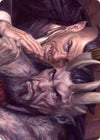 Image for A Little Chat Art Card (Art Series: Streets of New Capenna) (12) - Magic: The Gathering