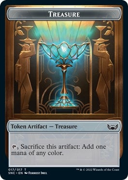 Image for Treasure Token (017) (Streets of New Capenna) (17) - Magic: The Gathering