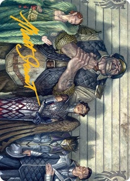 Image for Rogues' Gallery Art Card (Gold-Stamped Signature) (Art Series: Streets of New Capenna) (17) - Magic: The Gathering