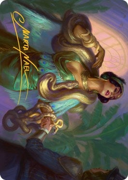 Image for Venom Connoisseur Art Card (Gold-Stamped Signature) (Art Series: Streets of New Capenna) (21) - Magic: The Gathering
