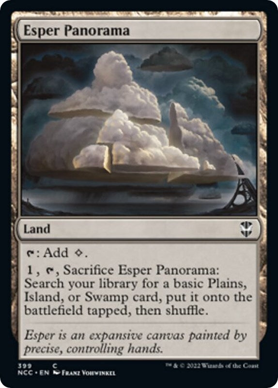 Image for Esper Panorama (Commander: Streets of New Capenna) (399) - Magic: The Gathering