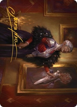 Image for Evelyn, the Covetous Art Card (Gold-Stamped Signature) (Art Series: Streets of New Capenna) (24) - Magic: The Gathering