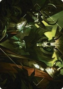 Image for Meeting of the Five Art Card (Art Series: Streets of New Capenna) (30) - Magic: The Gathering