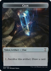 Image for Clue // Elemental (005) Double-Sided Token (Commander: Streets of New Capenna) (34 // 5) - Magic: The Gathering