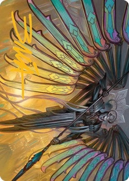 Image for Paragon of Modernity Art Card (Gold-Stamped Signature) (Art Series: Streets of New Capenna) (35) - Magic: The Gathering