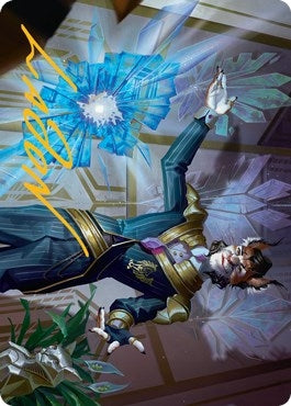 Image for Kros, Defense Contractor Art Card (Gold-Stamped Signature) (Art Series: Streets of New Capenna) (44) - Magic: The Gathering