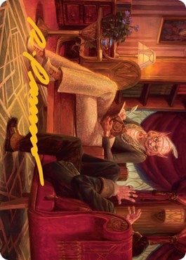 Image for Phabine, Boss's Confidant Art Card (Gold-Stamped Signature) (Art Series: Streets of New Capenna) (46) - Magic: The Gathering