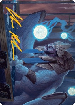Image for Tivit, Seller of Secrets Art Card (Gold-Stamped Signature) (Art Series: Streets of New Capenna) (47) - Magic: The Gathering