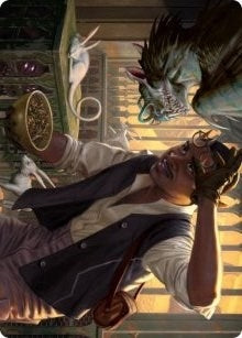 Image for Bennie Bracks, Zoologist Art Card (Art Series: Streets of New Capenna) (49) - Magic: The Gathering