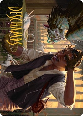 Image for Bennie Bracks, Zoologist Art Card (Gold-Stamped Signature) (Art Series: Streets of New Capenna) (49) - Magic: The Gathering