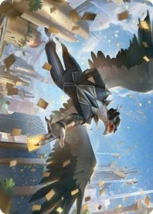 Image for Skyboon Evangelist Art Card (Art Series: Streets of New Capenna) (51) - Magic: The Gathering