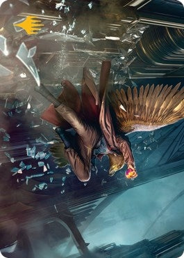 Image for Skyway Robber Art Card (Gold-Stamped) (Art Series: Streets of New Capenna) (55) - Magic: The Gathering