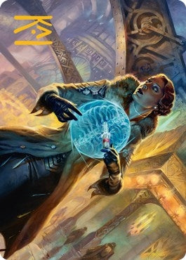 Image for Writ of Return Art Card (Gold-Stamped Signature) (Art Series: Streets of New Capenna) (59) - Magic: The Gathering