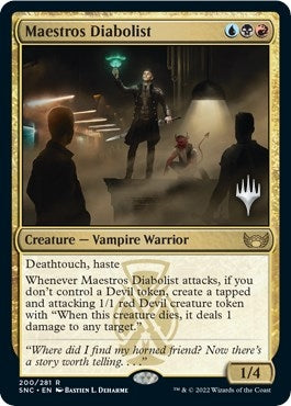 Image for Maestros Diabolist (Promo Pack: Streets of New Capenna) (200) - Magic: The Gathering
