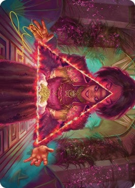 Image for Seize the Spotlight Art Card (Gold-Stamped Signature) (Art Series: Streets of New Capenna) (60) - Magic: The Gathering
