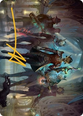 Image for Family's Favor Art Card (Gold-Stamped Signature) (Art Series: Streets of New Capenna) (61) - Magic: The Gathering