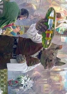 Image for Killer Service Art Card (Art Series: Streets of New Capenna) (62) - Magic: The Gathering