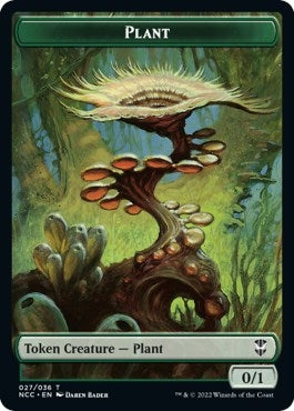 Image for Plant // Beast Double-Sided Token (Commander: Streets of New Capenna) (27 // 21) - Magic: The Gathering