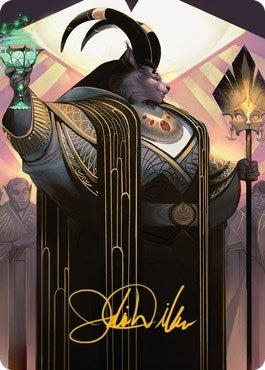 Image for Jetmir, Nexus of Revels Art Card (68/81) (Gold-Stamped Signature) (Art Series: Streets of New Capenna) (68) - Magic: The Gathering