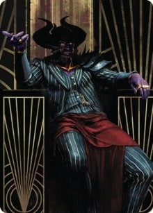 Image for Ob Nixilis, the Adversary Art Card (71/81) (Art Series: Streets of New Capenna) (71) - Magic: The Gathering