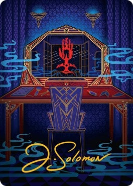 Image for Obscura Charm Art Card (Gold-Stamped Signature) (Art Series: Streets of New Capenna) (73) - Magic: The Gathering