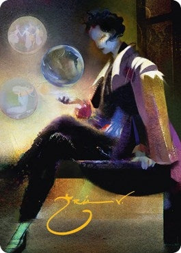 Image for Obscura Interceptor Art Card (Gold-Stamped Signature) (Art Series: Streets of New Capenna) (74) - Magic: The Gathering
