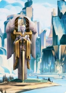 Image for Island Art Card (Art Series: Streets of New Capenna) (78) - Magic: The Gathering