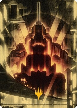 Image for Plains Art Card (Gold-Stamped) (Art Series: Streets of New Capenna) (79) - Magic: The Gathering