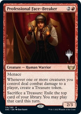 Image for Professional Face-Breaker (Promo Pack: Streets of New Capenna) (116) - Magic: The Gathering