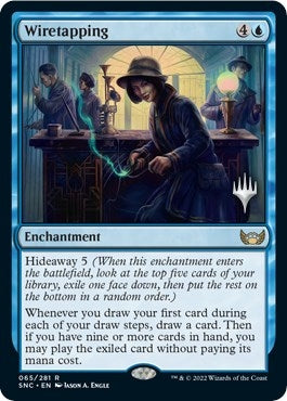 Image for Wiretapping (Promo Pack: Streets of New Capenna) (65) - Magic: The Gathering