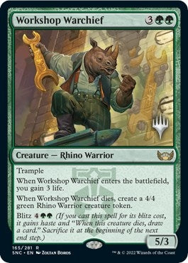 Image for Workshop Warchief (Promo Pack: Streets of New Capenna) (165) - Magic: The Gathering