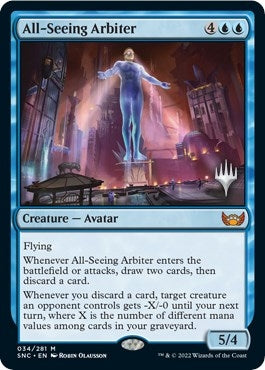 Image for All-Seeing Arbiter (Promo Pack: Streets of New Capenna) (34) - Magic: The Gathering