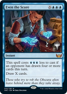 Image for Even the Score (Promo Pack: Streets of New Capenna) (42) - Magic: The Gathering
