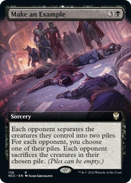 Image for Make an Example (Extended Art) (Commander: Streets of New Capenna) (138) - Magic: The Gathering