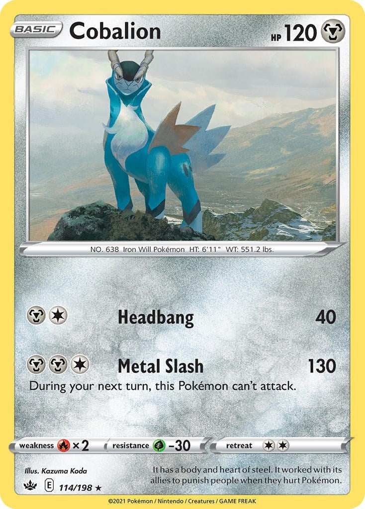 Image for Cobalion (Deck Exclusives) (114/198) - Pokemon